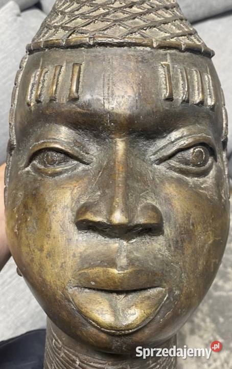 AFRYKAŃSKI CZARODZIEJ z mosiądzu wielka 15 Bolkowo