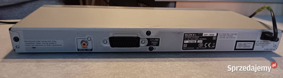 Odtwarzacz DVD Sony DVP NS38 DVD i Blu-ray