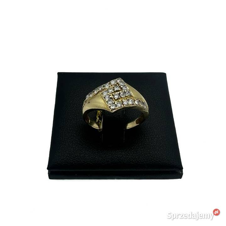 Złoty Pierścionek pr 585 336g R19 Elbląg