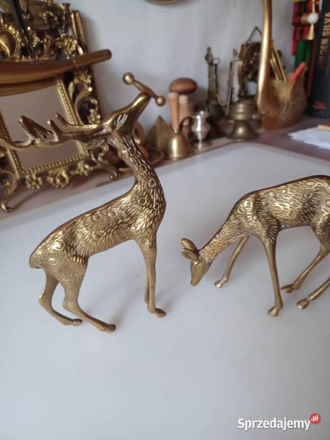 Sarenka I jelonek z mosiądzu wielkopolskie Poznań