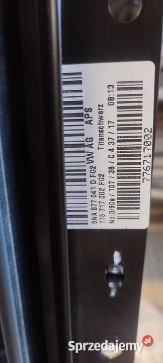 VW TIGUAN II SZYBERDACH PANORAMA 5NA877041D Szyberdachy dolnośląskie