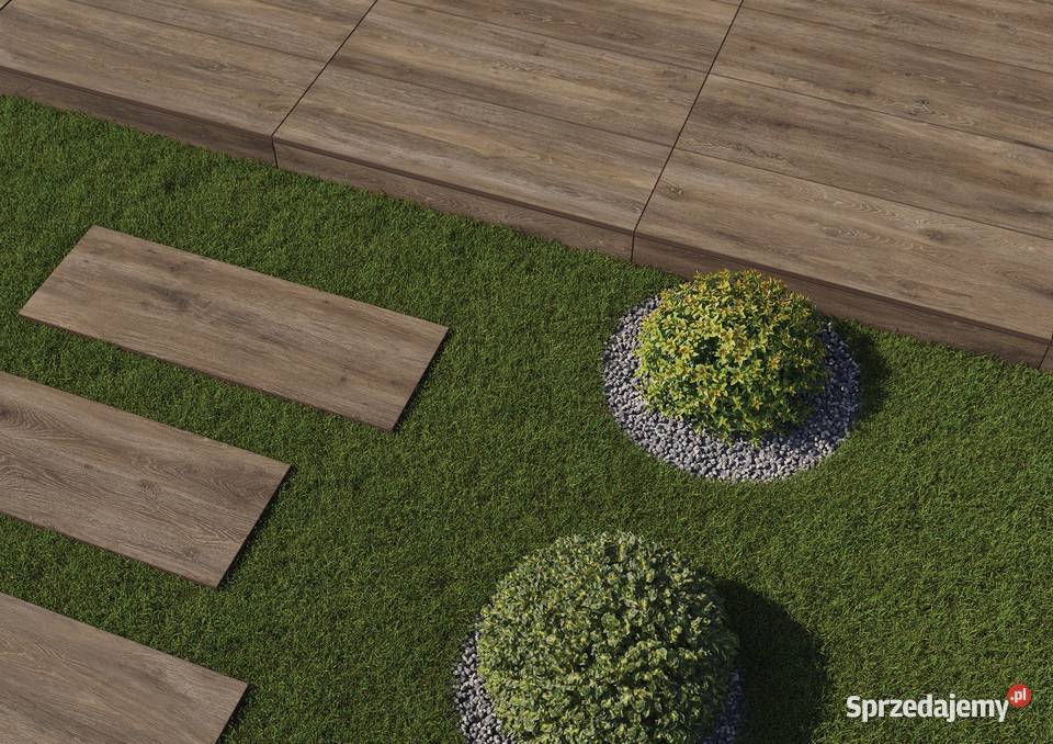 GRUBY GRES 2 PŁYTY TARASOWE 120x40 DREWNOPODOBNE sprzedam