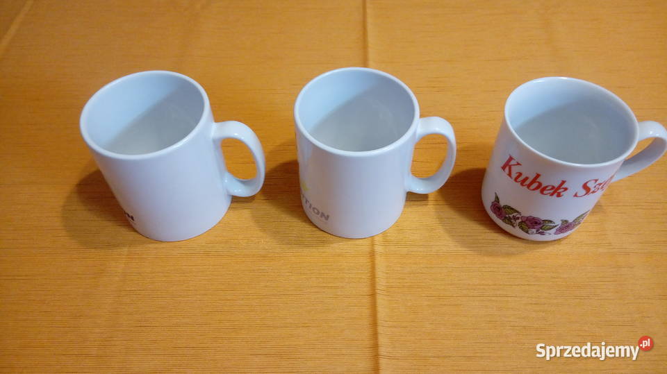 Kubki z uchem porcelanowe wielokolorowy Siemianowice Śląskie