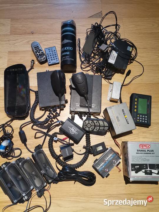 Zestaw elektroniki radia samochodowe moduły Złoty Stok