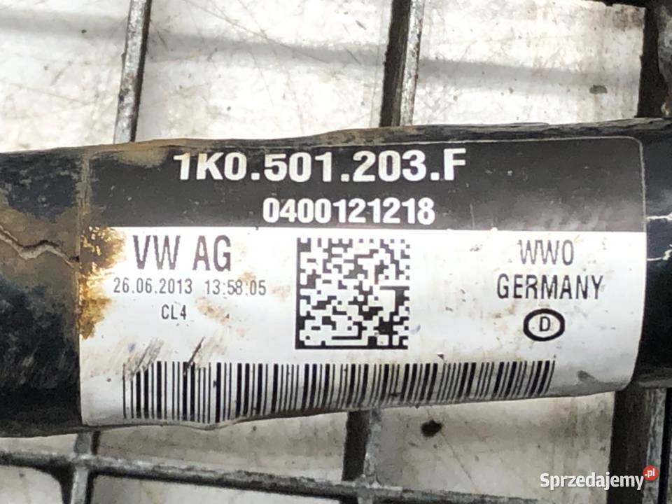 PÓŁOŚ TYŁ LEWA VW CC B7 1K0501203F 36 300 Półosie sprzedam