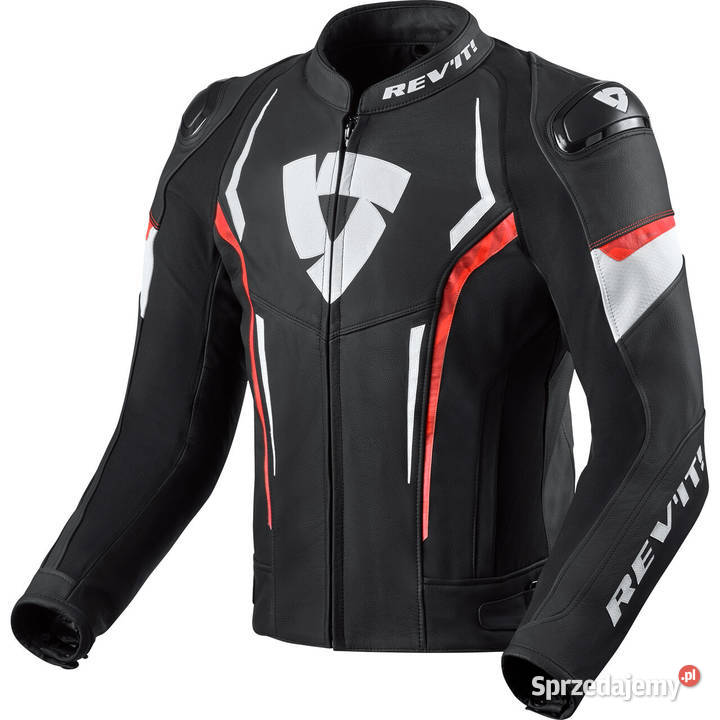 Kurtka motocyklowa skórzana Revit Glide Red 52