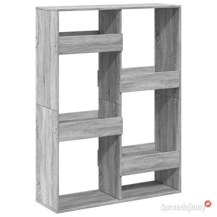 Regał szary dąb sonoma 100x33x135 materiał Regały sprzedam