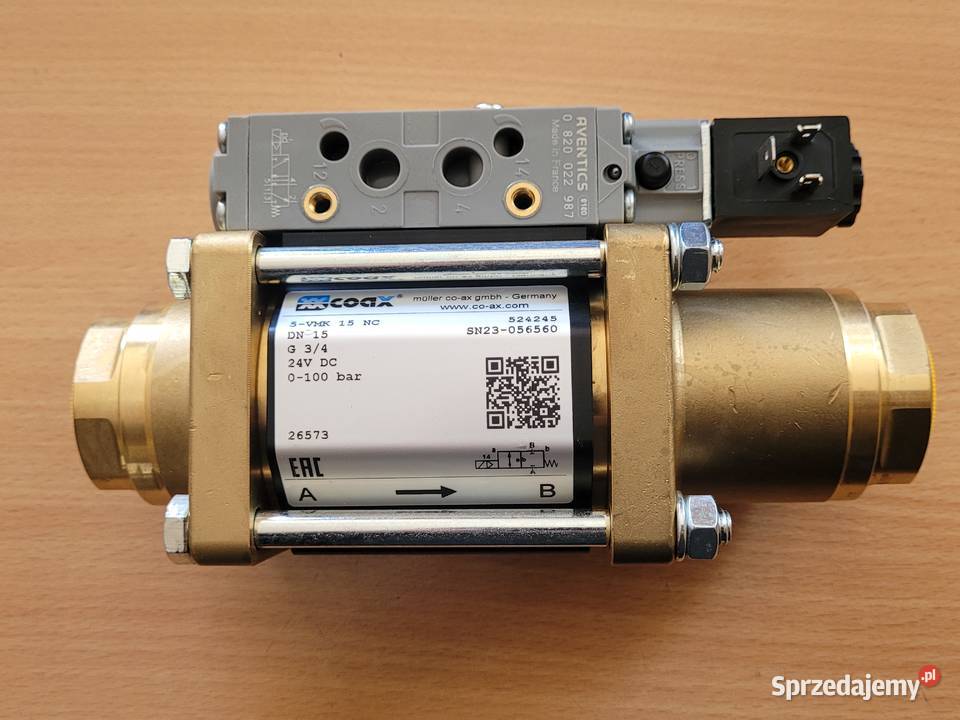 Zawór elektromagnetyczny Coax 5VMK15NC Orle sprzedam