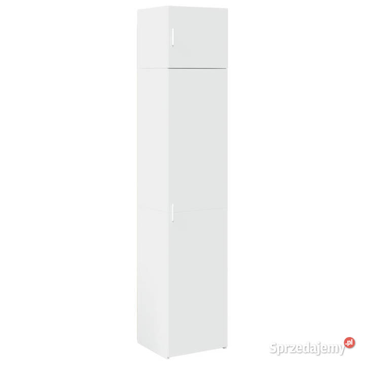 Wąska szafka biała 45x425x225 materiał Warszawa