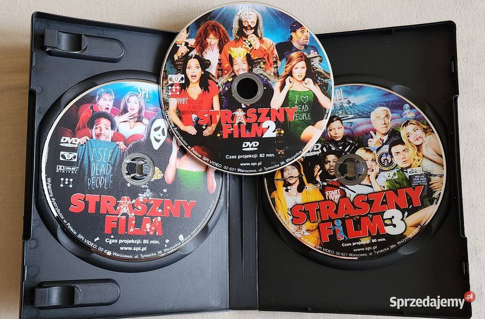 Straszny film pakiet 3 filmów Warszawa