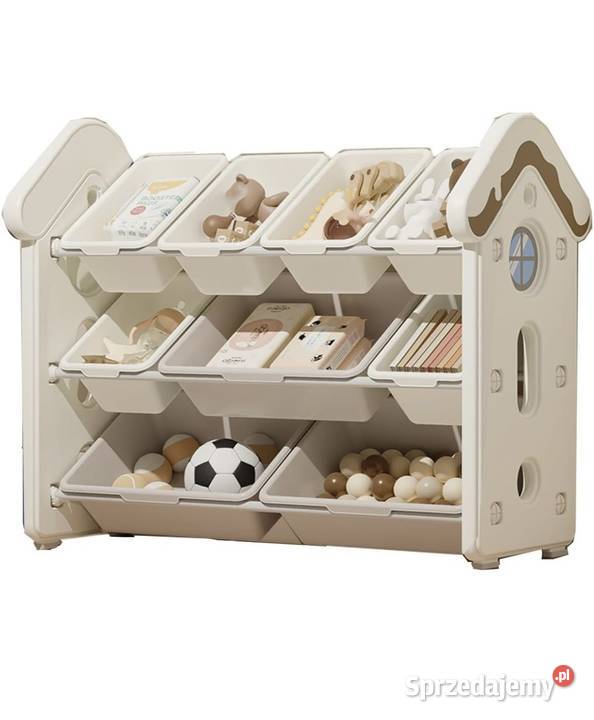 Organizer na zabawki do pokoju dziecięcego BIAŁY Gniezno sprzedam