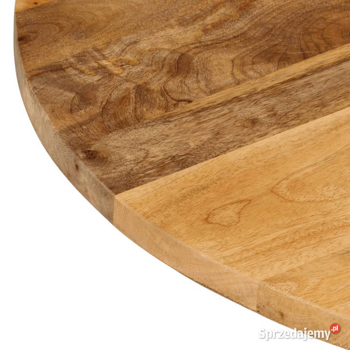 Blat stołu 90x38 okrągły lite drewno mango Warszawa