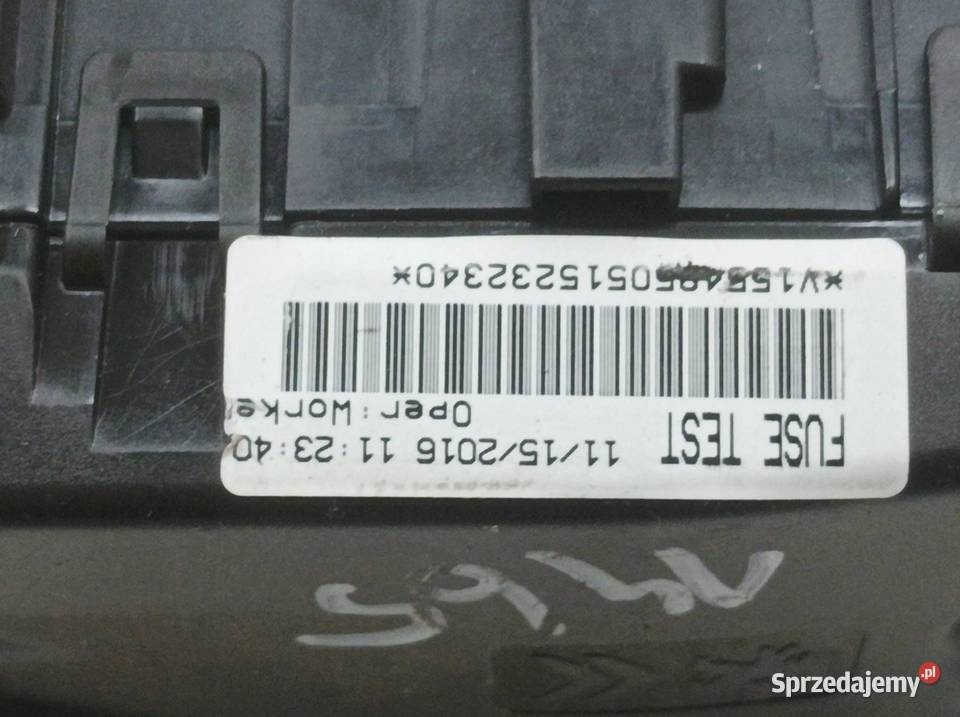 SKRZYNKA BEZPIECZNIKÓW 9806192580 16 HDI Peugeot