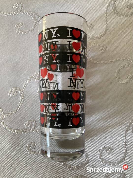 Kieliszek I Love NY USA Dekoracyjny Ozdobny Czerwionka-Leszczyny