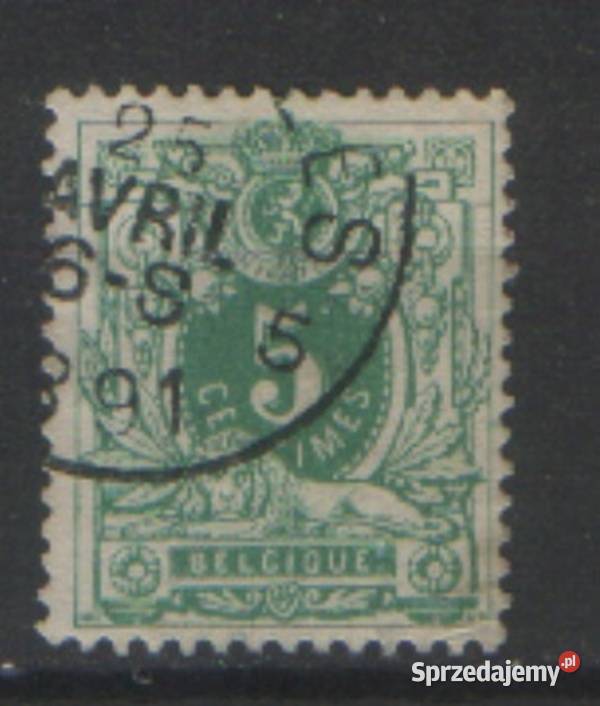 Zn Belgia Mi 41 5 kas 1884