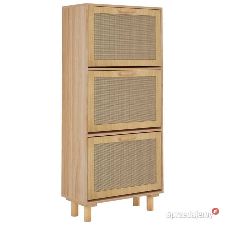 Szafka na buty brązowa 52x25x115 materiał Warszawa