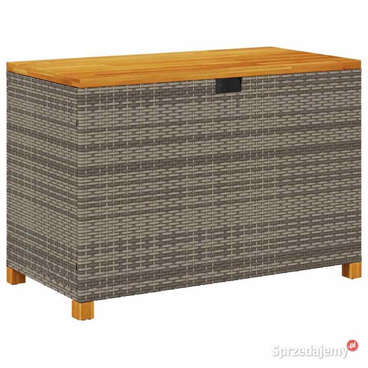 vidaXL Skrzynia ogrodowa szara 110x55x63 Ogród