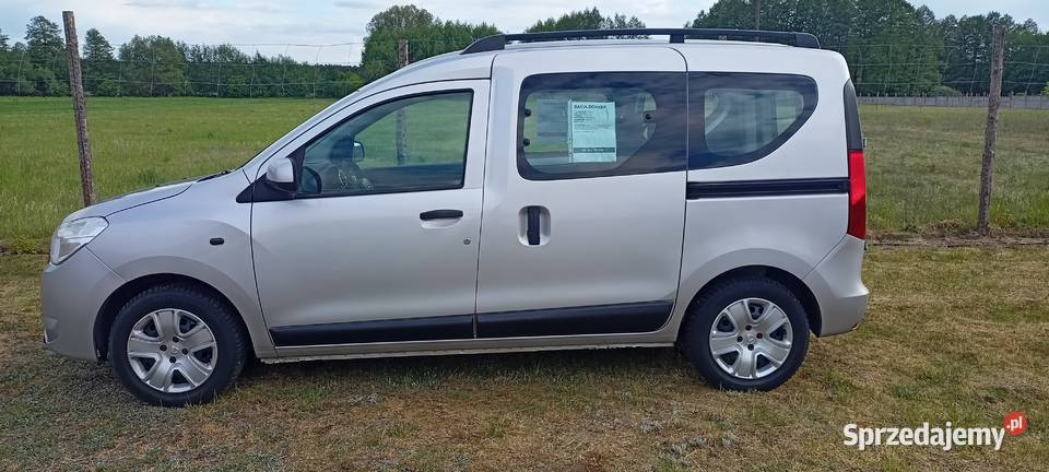 Dacia Dokker 90 2014r z klimatyzacją lakier metallic Nowa Sól