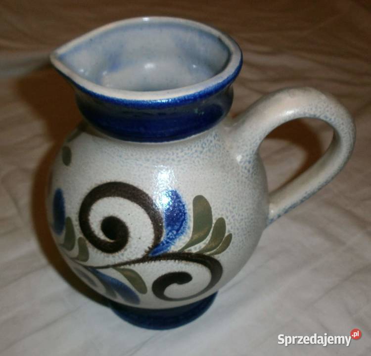 Dzbanek Malowany Ceramiczny dość spory Kraków