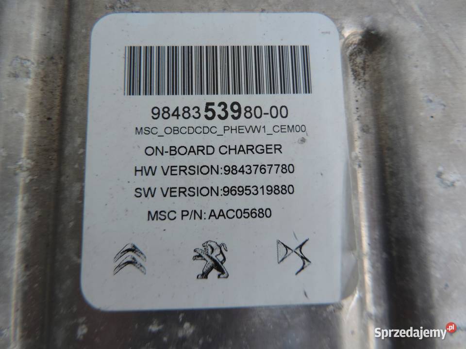 PRZETWORNICA NAPIĘCIA A6MC60 9848353980 OPEL