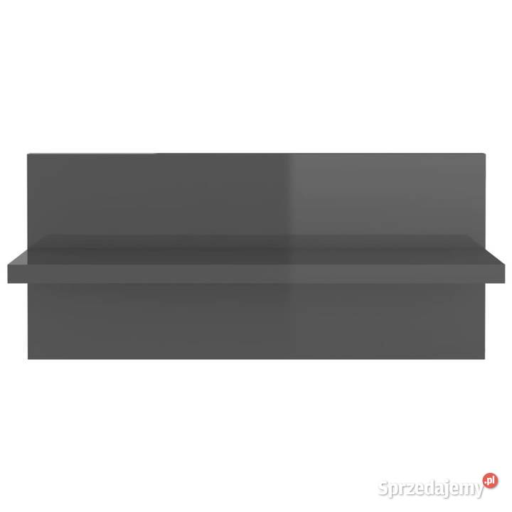 Półki ścienne 4 szare wysoki połysk 40 x 115 x sprzedam