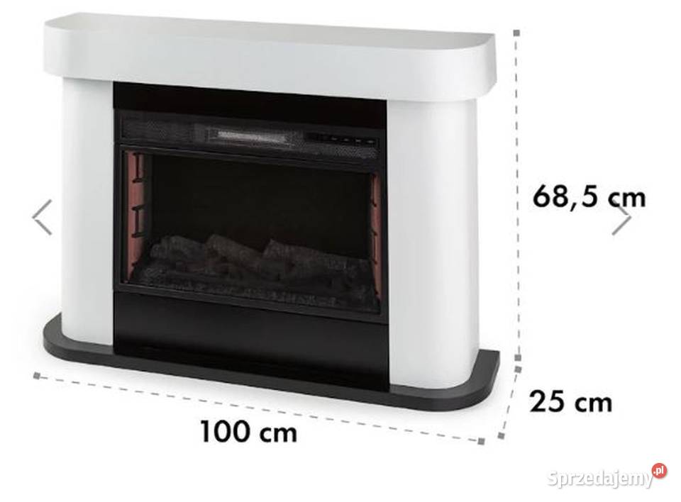 Piekny nowy kominek LED ogień prawdziwy 30 ceny Wrocław