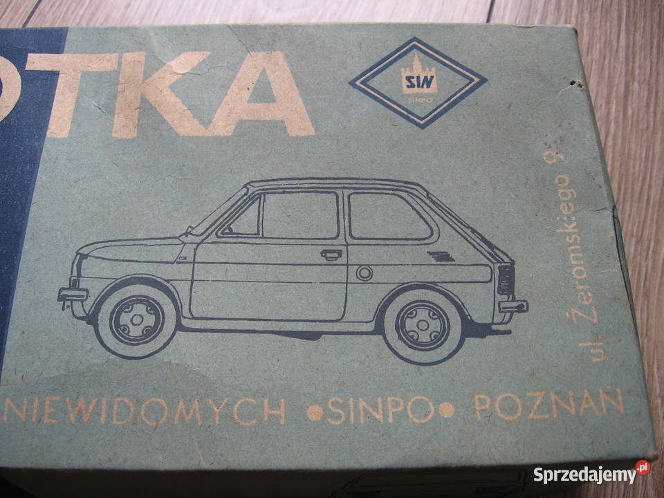 Fiat 126pFSM Szczotka do mycia zestaw klasyk PRL Pozostałe