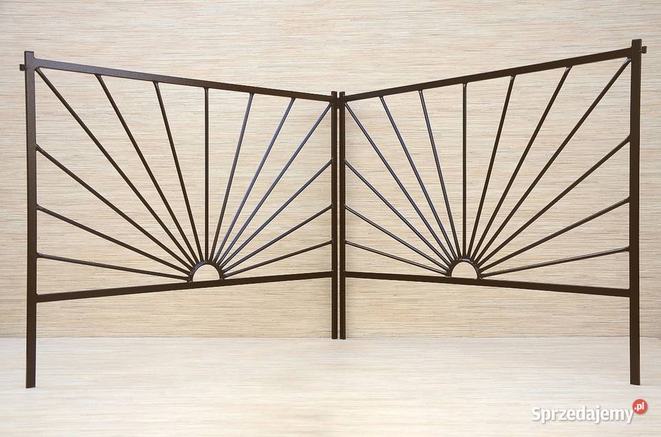Płotek metalowy ogrodowy palisada do ogrodu 100 Siepraw