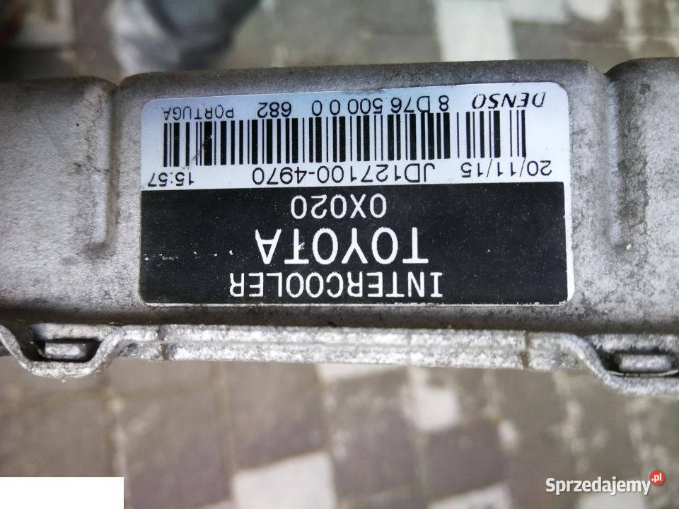 Toyota avensis t29 chłodnica powietrza lubelskie Kozubszczyzna