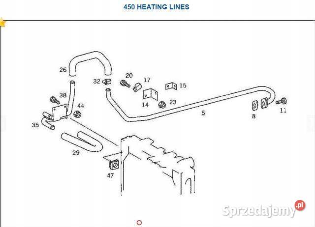 WĄŻ RURA WODY MERCEDES A6525012482 NOWY ASO