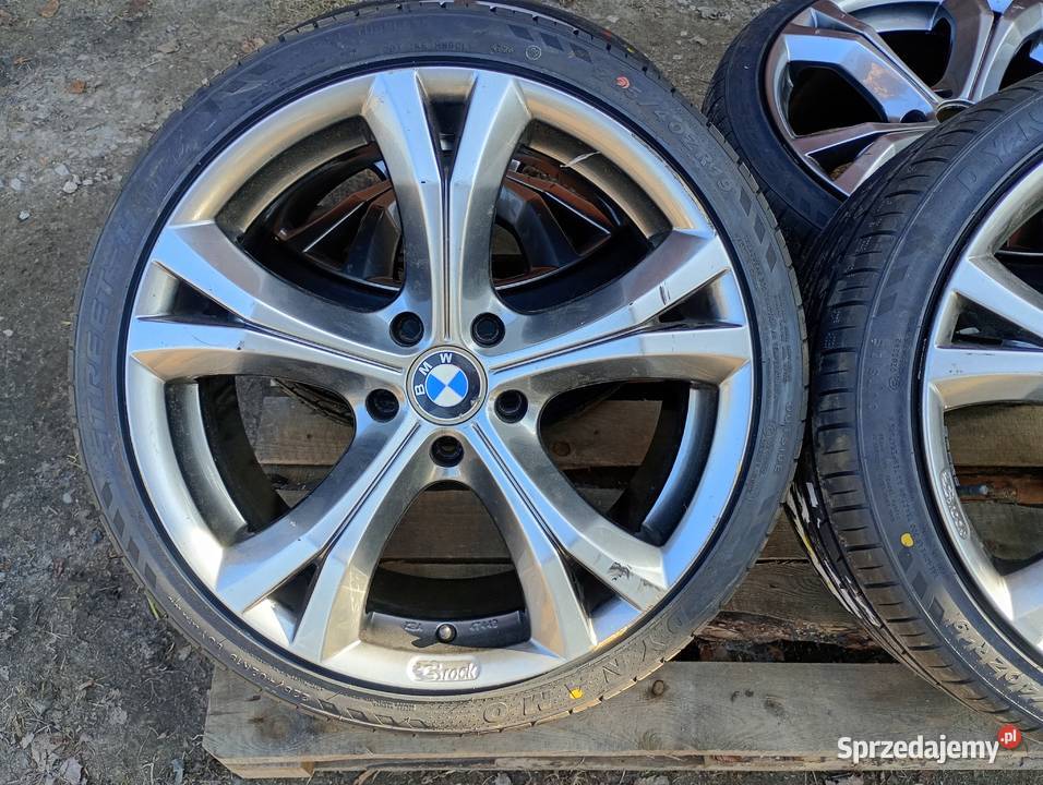 Felgi Aluminiowe z oponami 5x120 r19T37 9j NP Samochodowe lubelskie Lubartów