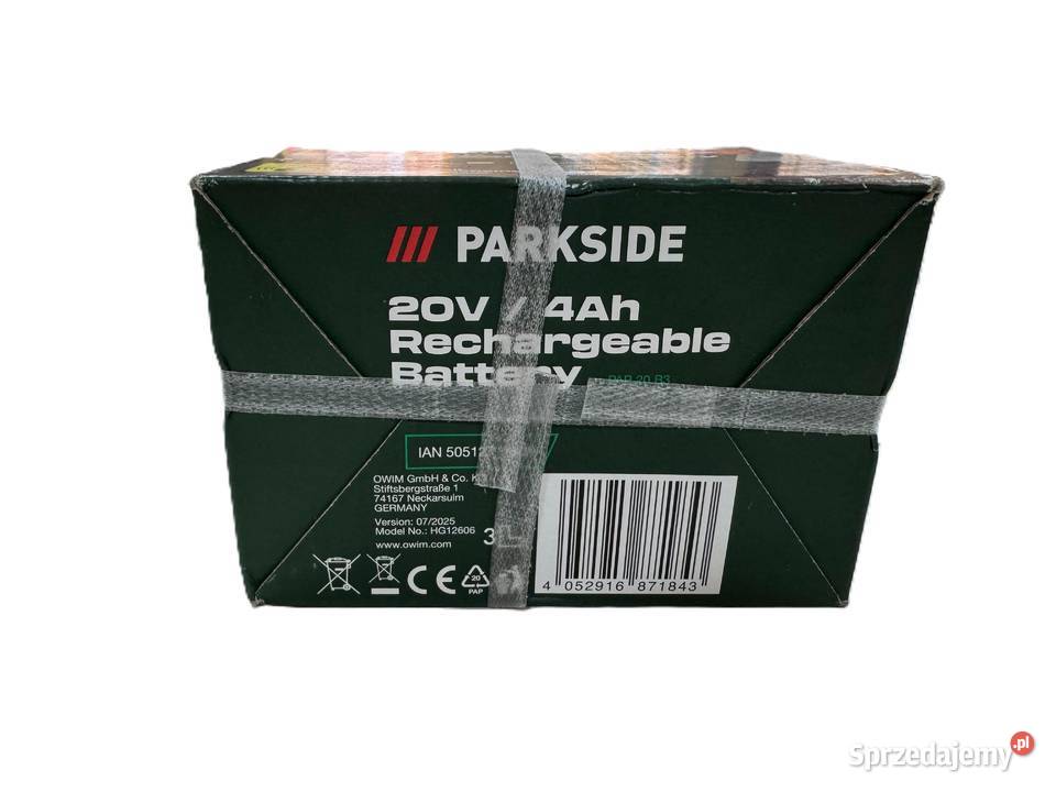 Akumulator LiIon Parkside 20 V 4 Ah PAP 20 B3 Elbląg