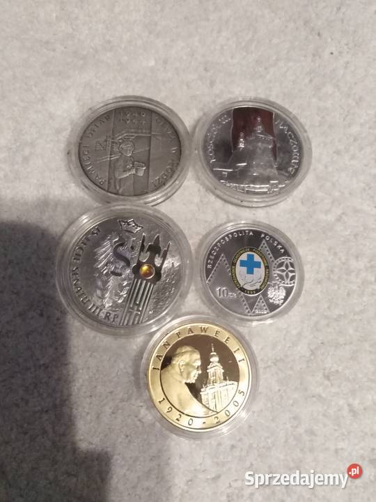 Monety 10 i 20 srebrne kolekcjonerskie Kolekcje Rydzewo