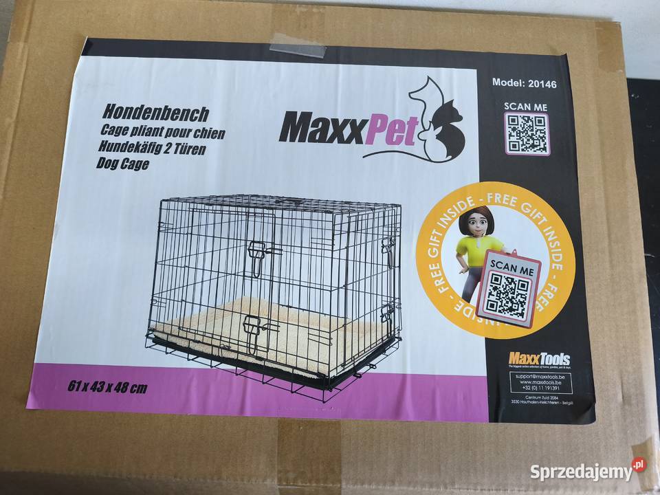 klatka psa MaxxPet z kratą 614348 wielkopolskie Kępno sprzedam