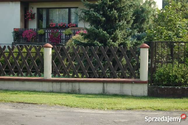 Ogrodzenia plastikowe przęsła płot z tworzywa plastik Olsztyn
