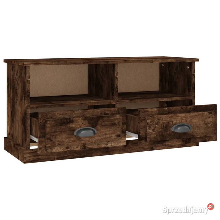 Szafka pod TV przydymiony dąb 93x355x45 WM816469 Warszawa sprzedam