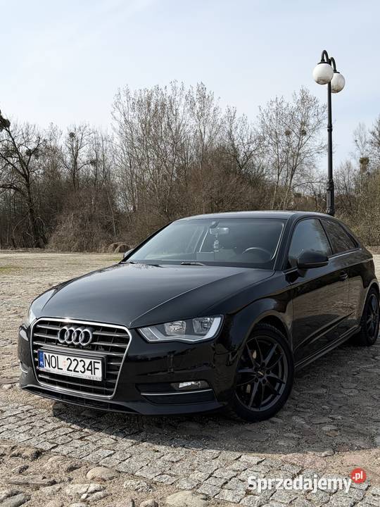 Audi A3 8v 16 TDI 2015 Czarny Olsztynek sprzedam