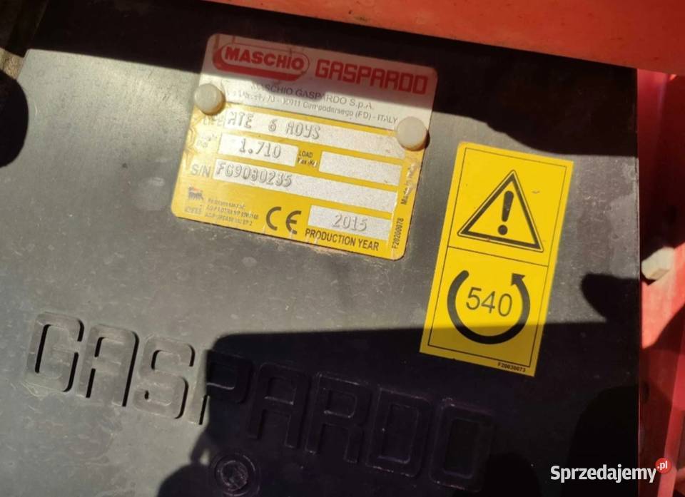 Siewnik do kukurydzy Gaspardo 6 rządkowy Gaspardo Grabów Szlachecki