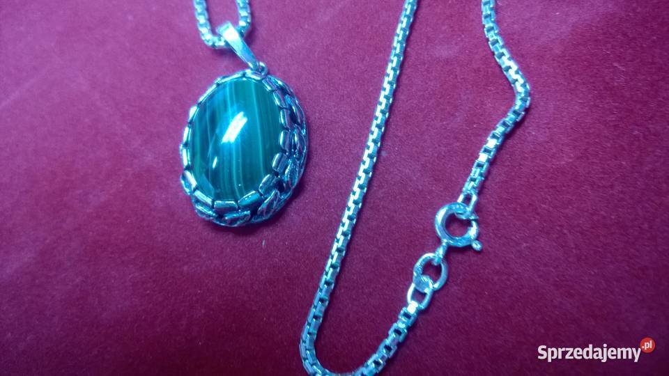 srebrny łańcuszek z wisiorkiem 0109 Warszawa
