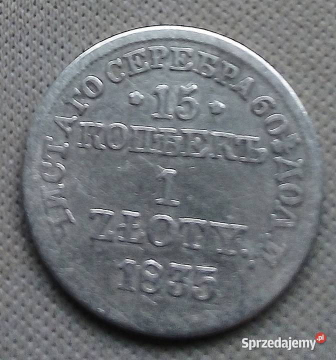 POLSKA ZABÓR ROSYJSKI SREBROMIKOŁAJ 1 15 Legionowo
