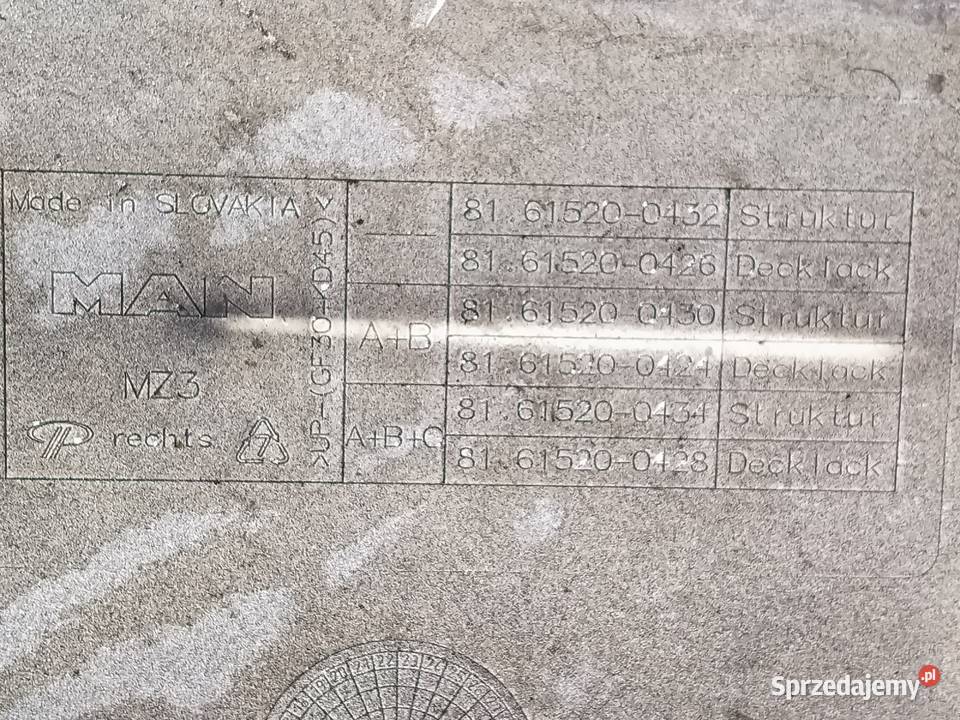 MAN TGX3 TG3 LIFT STOPIEŃ PRAWY DOLNY sprzedam