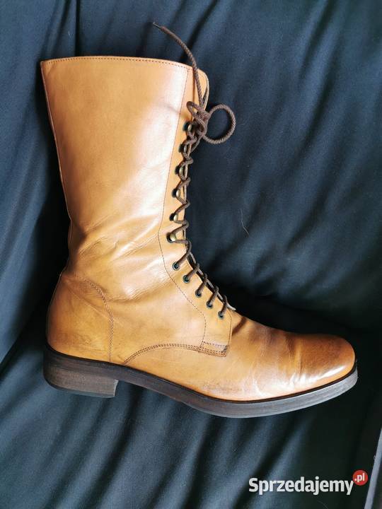 Piękne firmowe włoskie buty ze skóry naturalnej