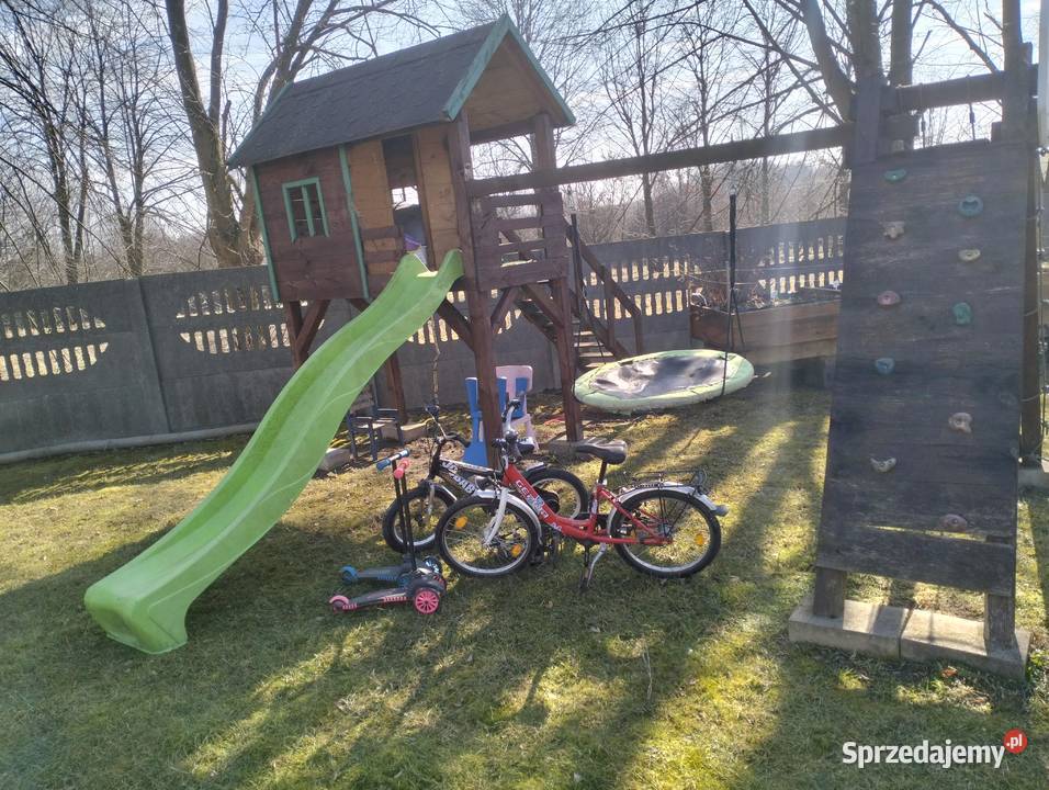 Domek plac zabaw rower mazowieckie