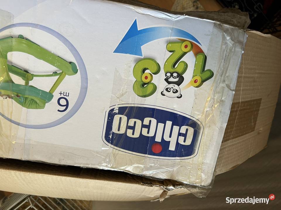 Chodzik Pchacz Jeździk 3w1 Chicco 123 zielony Rzeszów