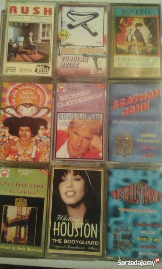 Kasety magnetofonowe rozni wykonawcy Płyty i kasety śląskie Gliwice sprzedam