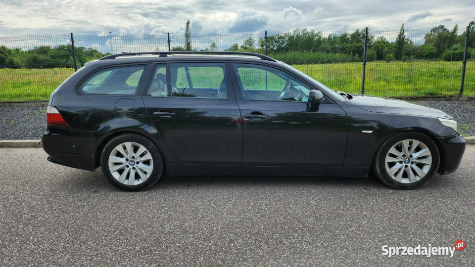 BMW 530 E61 30D 260 2004 Klima Skóry Automat Alu Kombi łódzkie sprzedam