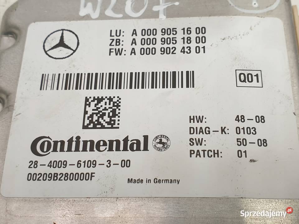 Mercedes W207 Coupe MODUŁ KAMERA PRZÓD osobowe Rudka