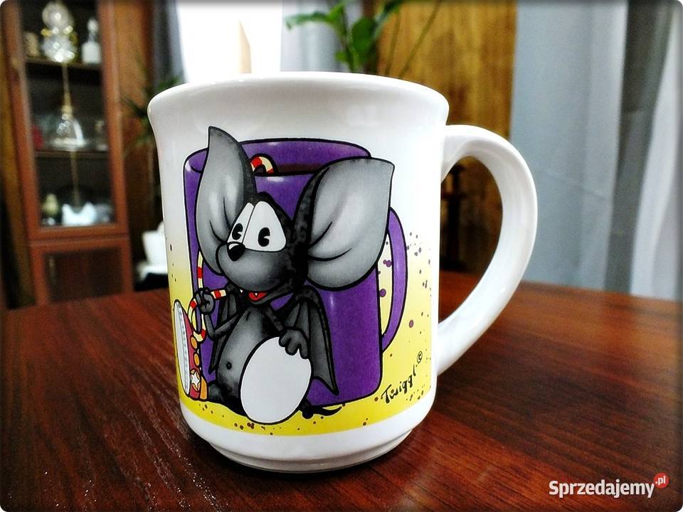 Kubek porcelanowy firmy Twiggl z myszką Niemcy Żary