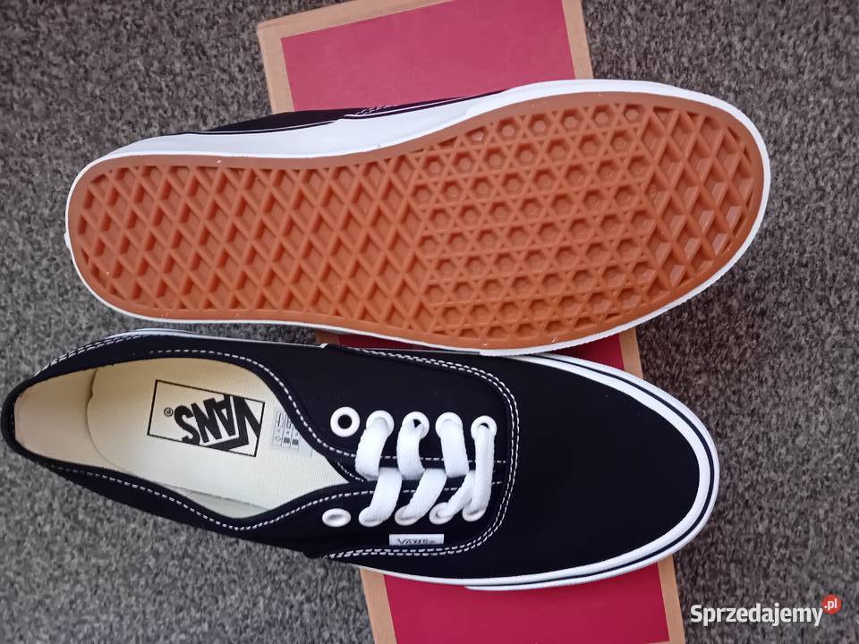 Nowe oryginalne czarne trampki VANS Authentic Vans Malbork