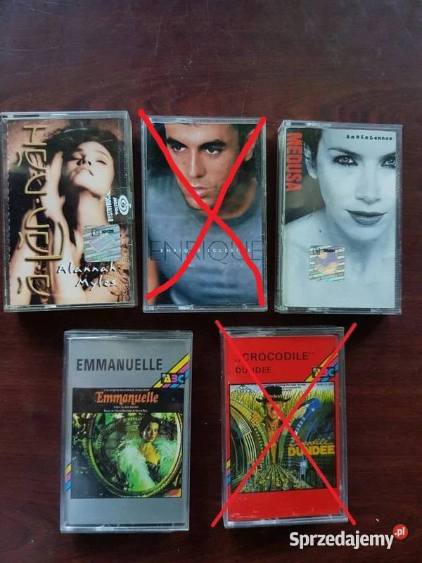 Krokodyl Dundee Emanuelle Annie Lenox Alannah Płyty i kasety Kielce